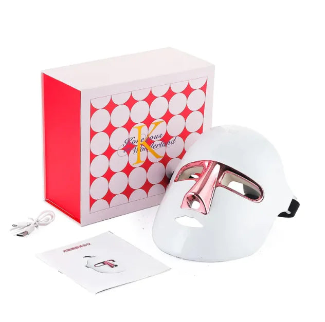 Micaglow 7-Color LED Light Therapy Facial Mask