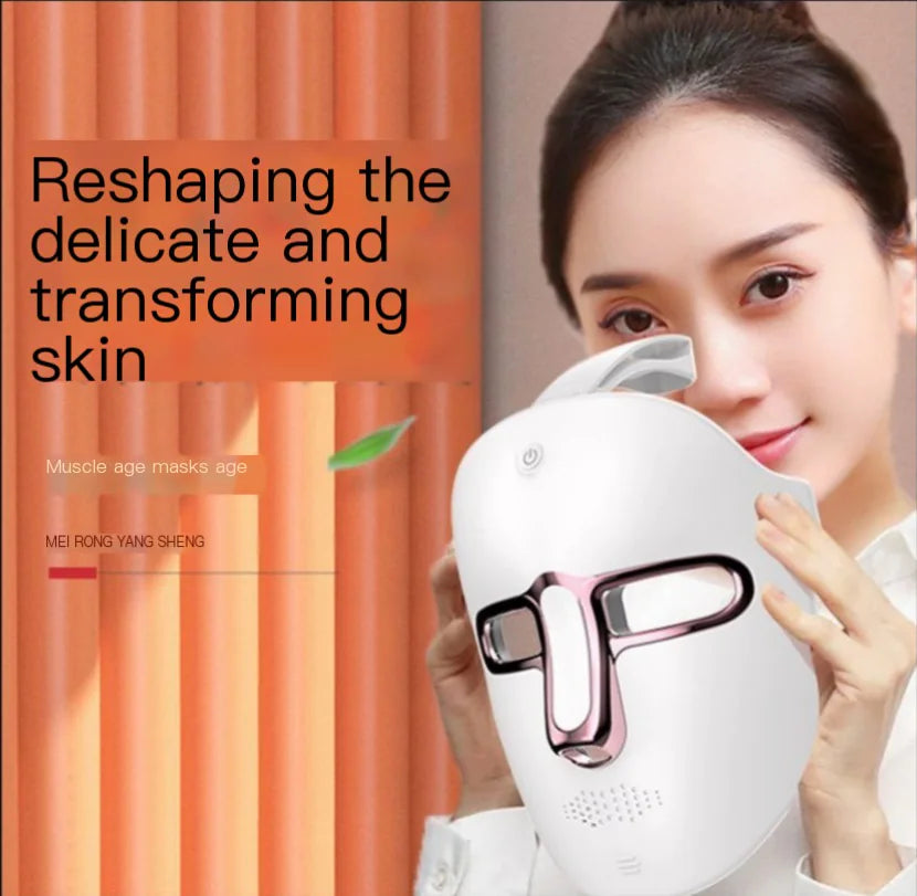 Micaglow 7-Color LED Light Therapy Facial Mask