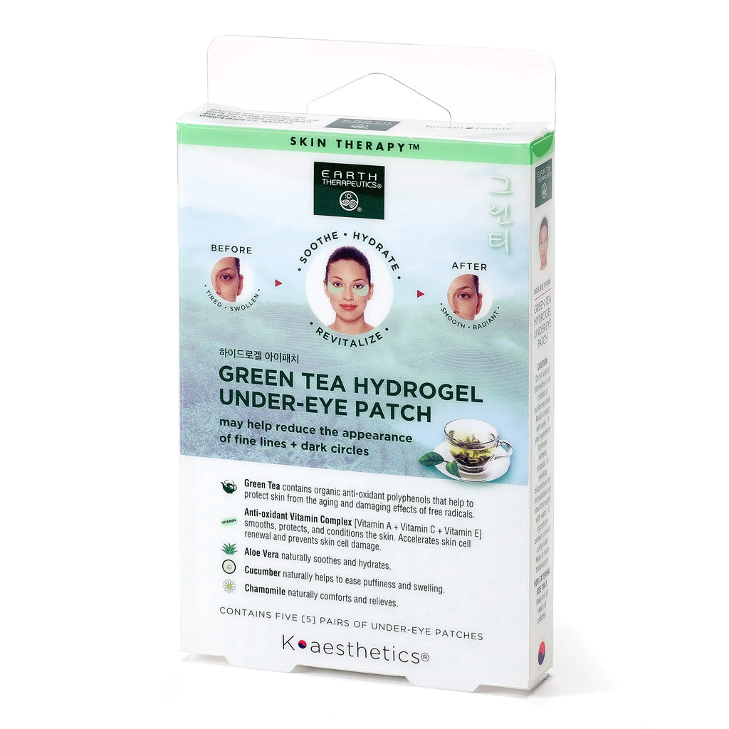 Earth Therapeutics Hydrogel Under-Eye Recovery Patch - – Reduce Wrinkles Puffy Eyes Dark Circles – Revitalize & Refresh your Skin - 5 Pairs (10 patches)