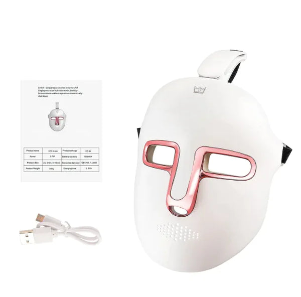 Micaglow 7-Color LED Light Therapy Facial Mask